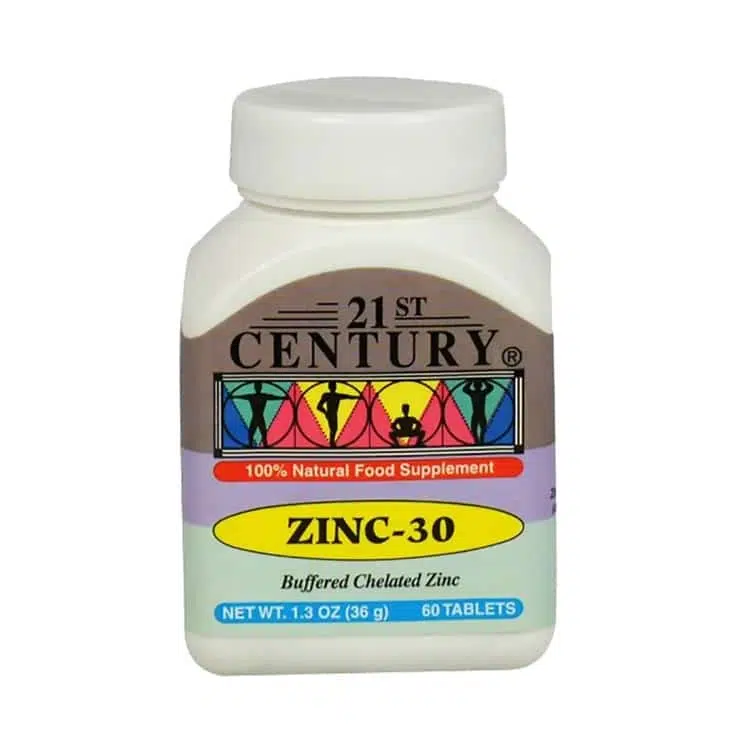 21ST CENTURY ZINC-30 60 TABLETS