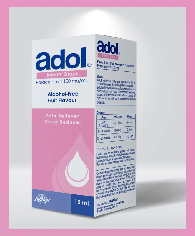 ADOL PEDIATRIC ORAL DROPS 15 ML