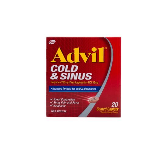ADVIL COLD & SINUS 20 CAPSULES