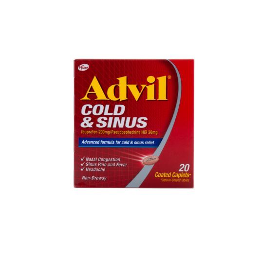 ADVIL COLD & SINUS 20CAPSULES