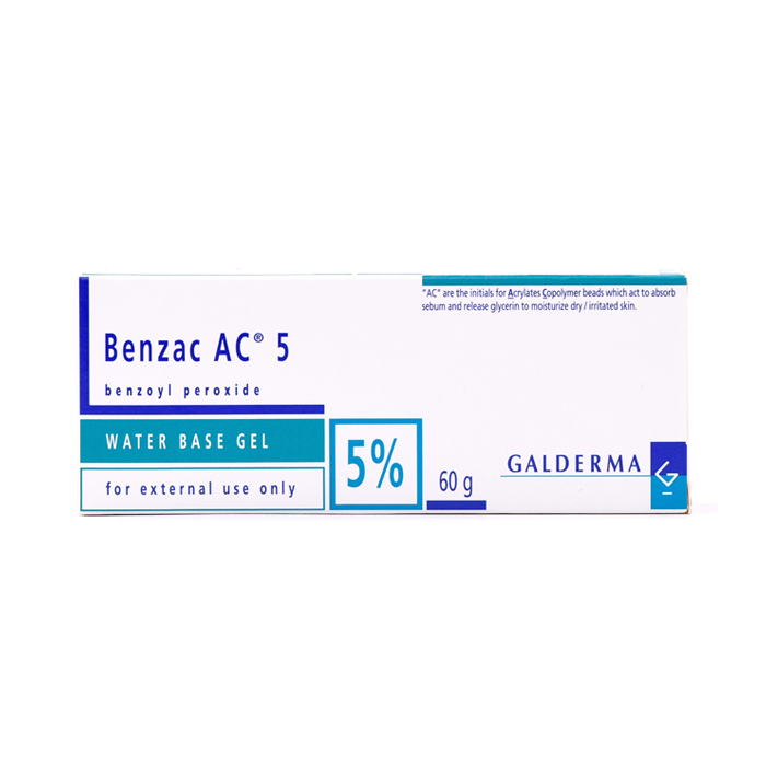 BENZAC AC 5% 60 GM GEL