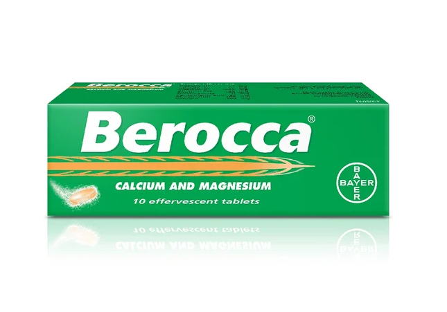 BEROCCA 10 EFFERVESCENT TABLETS