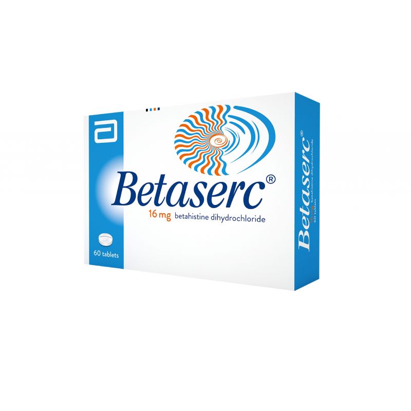 BETASERC 16 MG 60 TABLETS