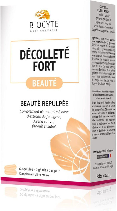 BIOCYTE DECOLLETE FORTE 60 CAPSULES