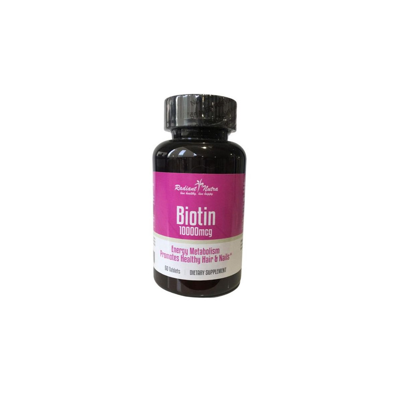 BIOTIN 10000 MCG 60 TABLETS