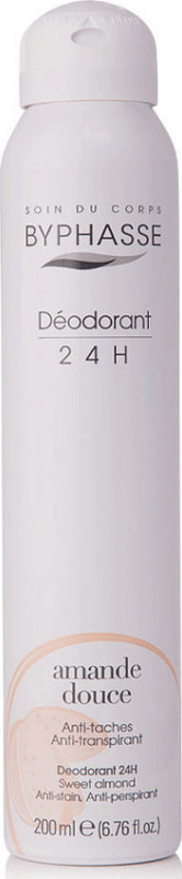 BYPHASSE BODY DEO 24H SWEET ALMOND SPRAY 200 ML