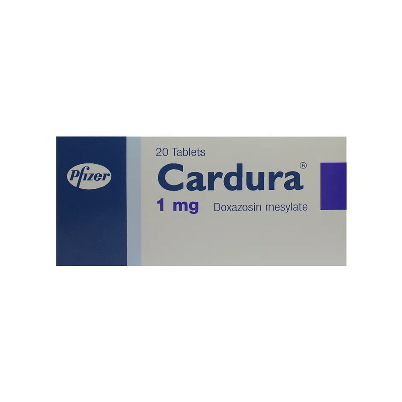 CARDURA 1 MG 20 TABLETS