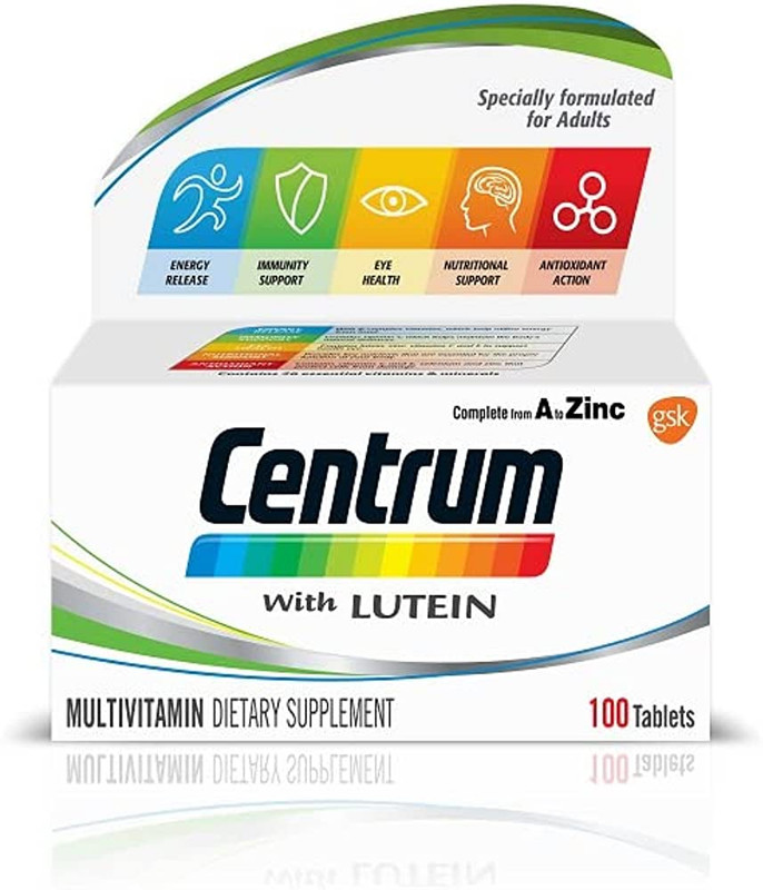 CENTRUM LUTEIN 100 TABLETS