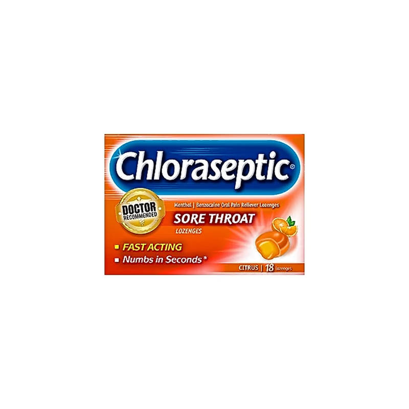 CHLORASEPTIC CITRUS 18 LOZENGES