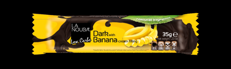 CHOCOLATE LANOUBA DARK  BANANA 35G