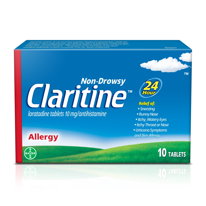 CLARITINE 10 MG 10 TABLETS