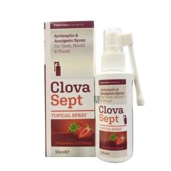 [I137349] كلوفا سيبت اسبراي للحلق بالفراولة 50  مل