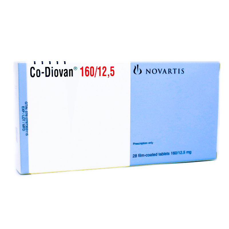 CO-DIOVAN 160/12.5 MG 28 TABLETS