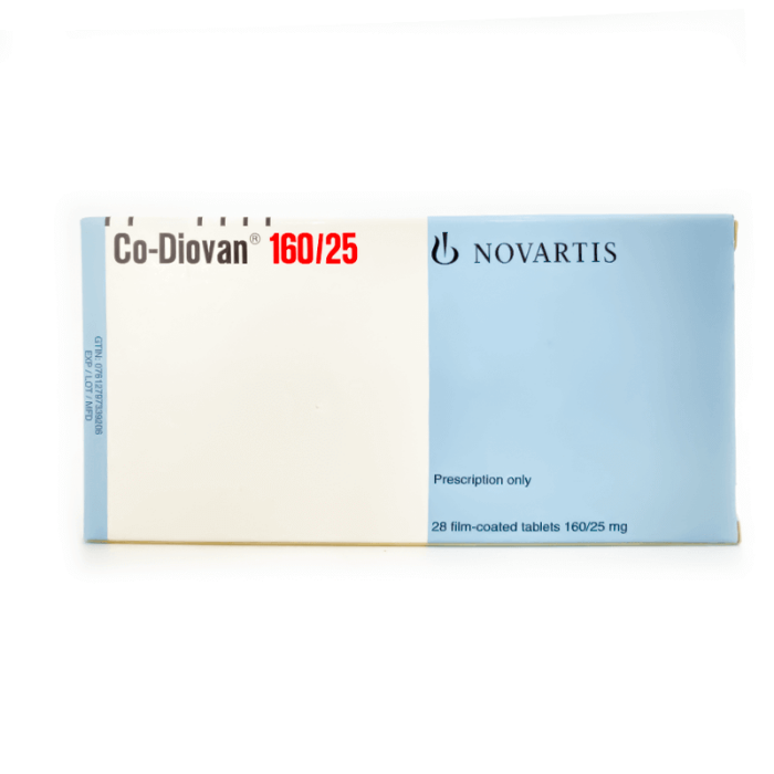 [I137353] CO-DIOVAN 160/25 MG 28 TABLETS