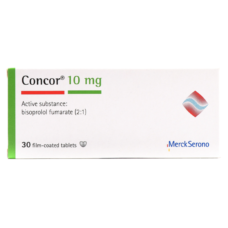 CONCOR 10 MG 30 TABLETS