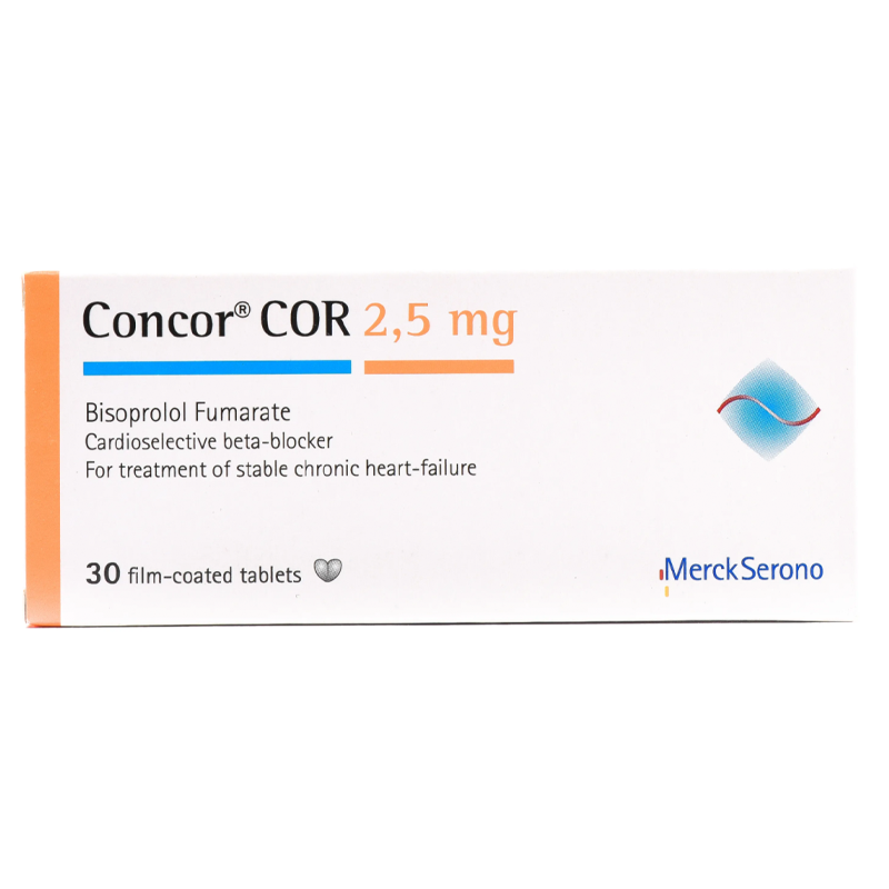 [I137361] CONCOR 2.5 MG 30 TABLETS