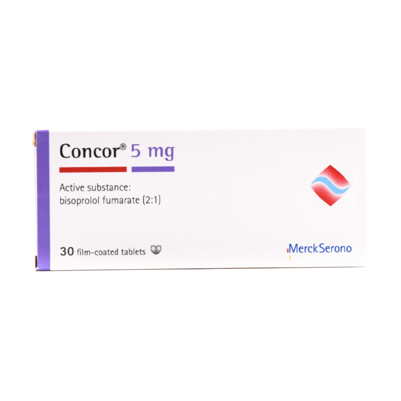 CONCOR 5 MG 30 TABLETS