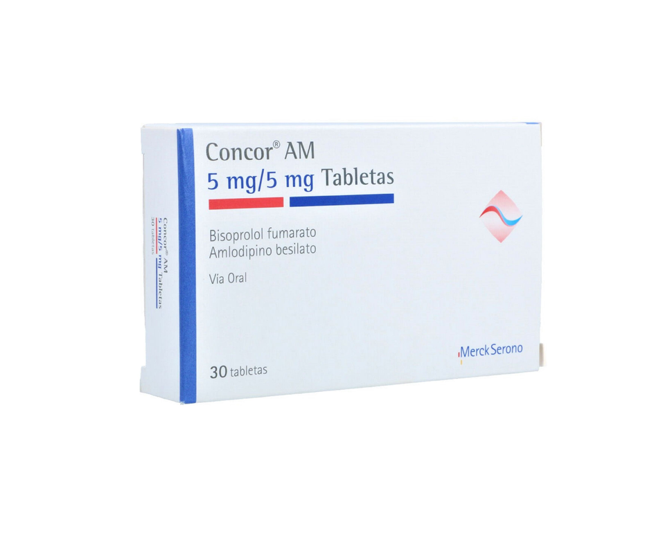 CONCOR AM 5 MG/ 5 MG 30 TABLETS