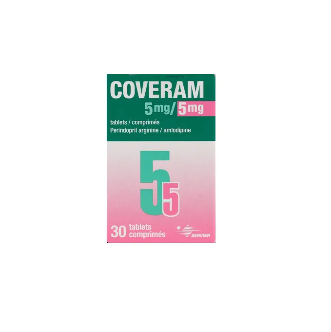 COVERAM 5 MG/ 5 MG 30 TABLETS