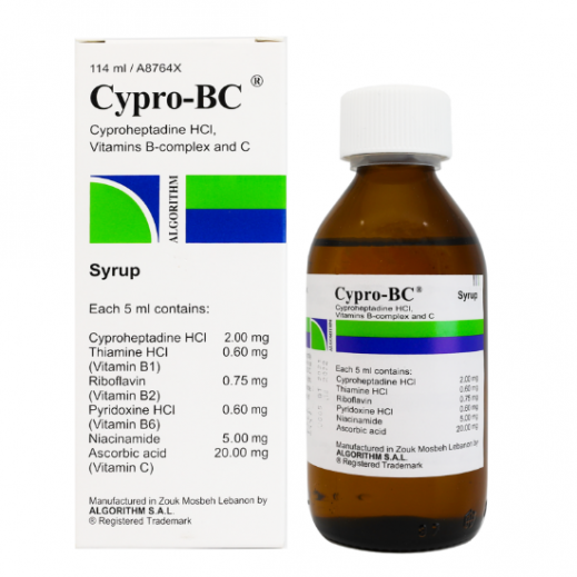 CYPRO-BC SYRUP 114 ML