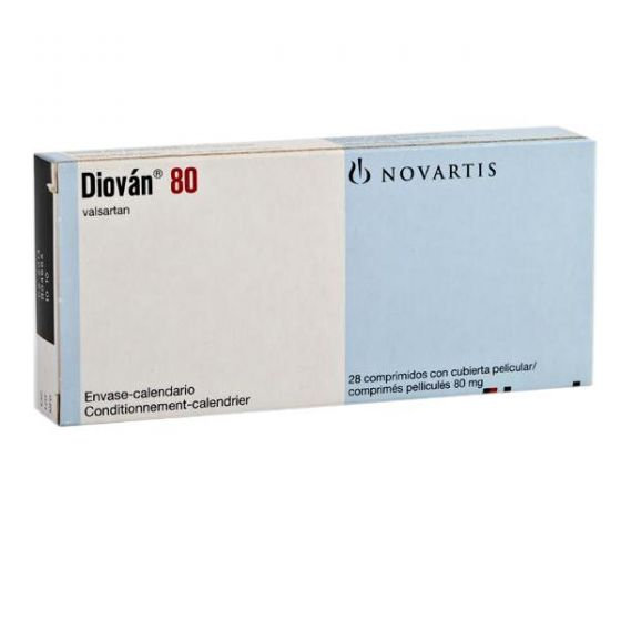 DIOVAN 80 MG 28 TABLETS