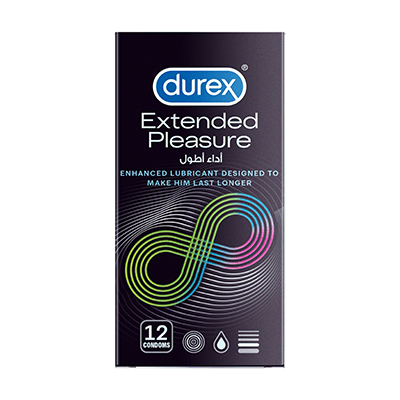 DUREX EXTENDED PLEASURE 12 CONDOMS