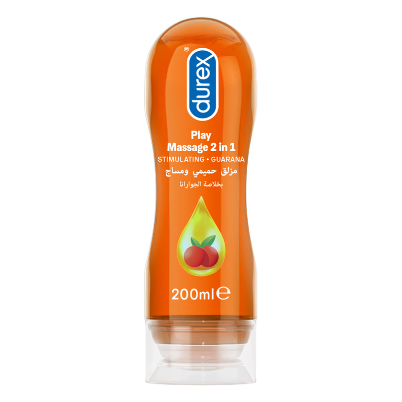 [I137480] DUREX PLAY MASSAGE 2 IN 1 LUBE GURANA STIMULATING 200 ML
