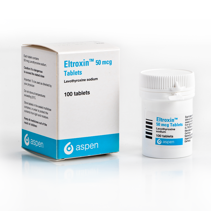 ELTROXIN 50 MCG 100 TABLETS