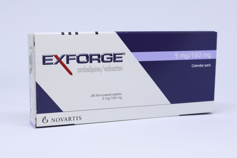 EXFORGE 5 MG/160 MG 28 TABLETS