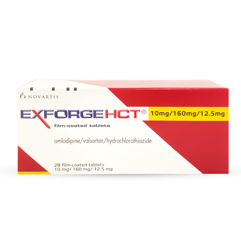 EXFORGE HCT 10MG/160MG/12.5MG 28 TABLETS