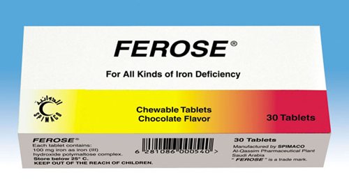 FEROSE 30 TABLETS