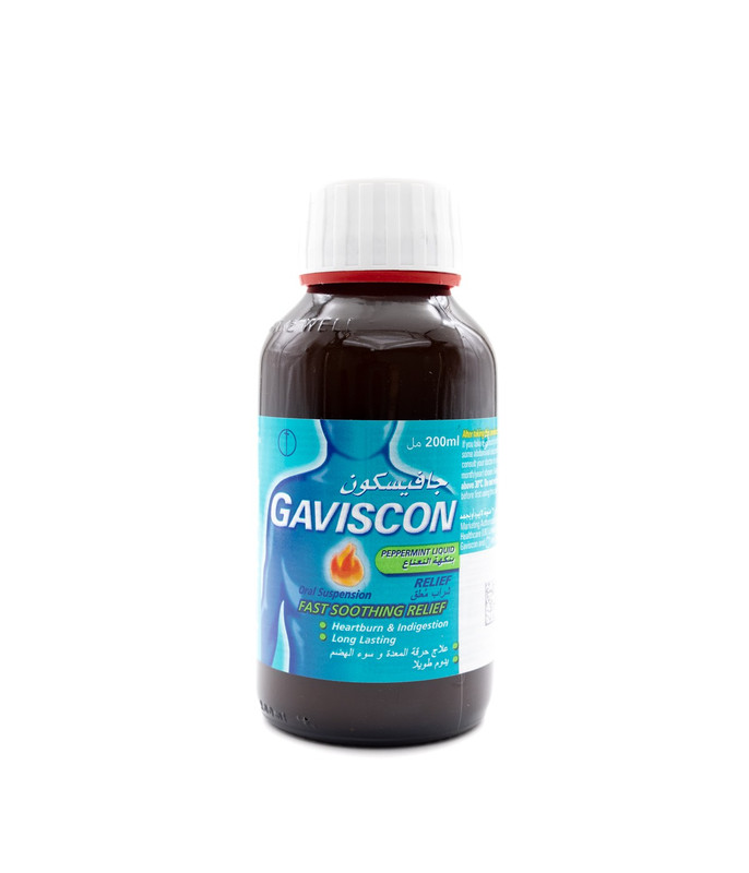 GAVISCON PEPPERMINT LIQUID 200 ML