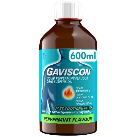 GAVISCON PEPPERMINT SYRUP 600 ML