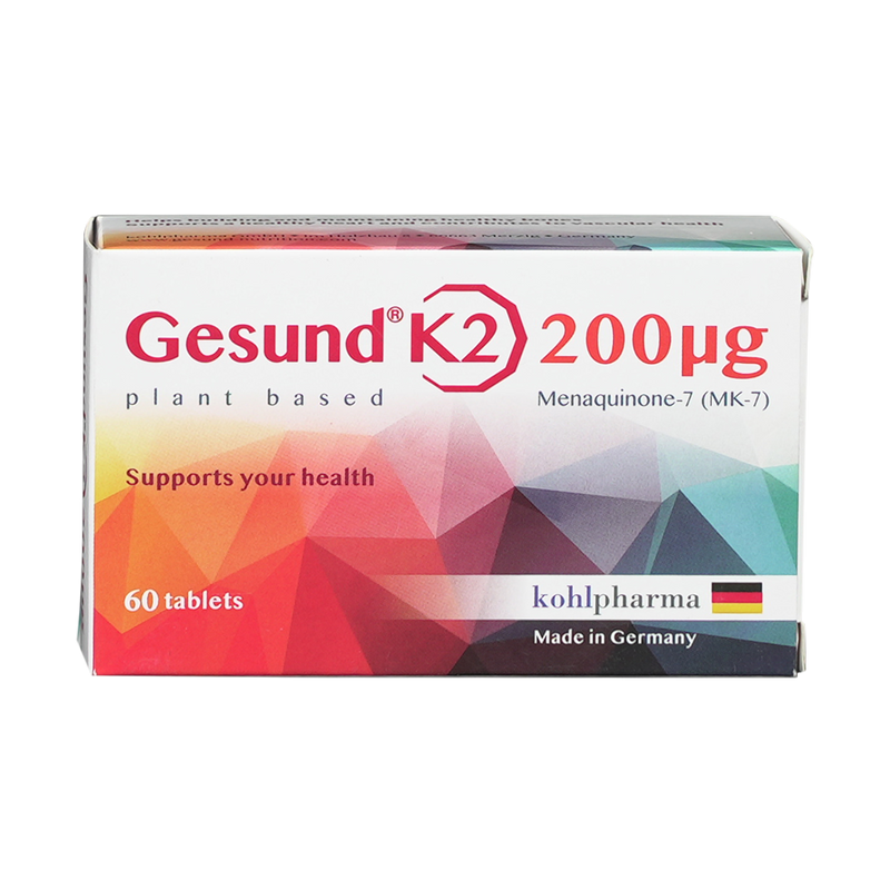 GESUND K2 200 MCG 60 TABLETS