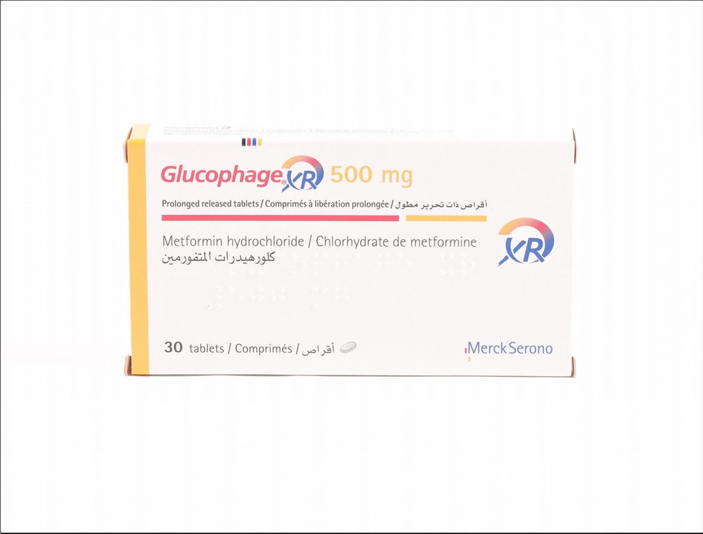 [I137652] GLUCOPHAGE XR 500 MG 30 TABLETS