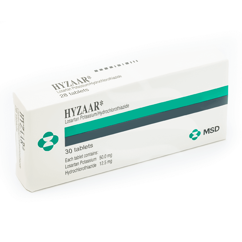 HYZAAR 50/12.5 MG 30 TABLETS