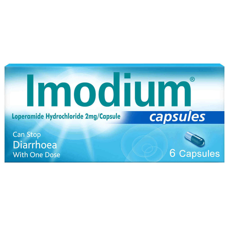 IMODIUM 2 MG 6 CAPSULES