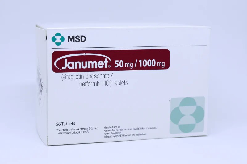 JANUMET 50 MG/ 1000 MG 56 TABLETS