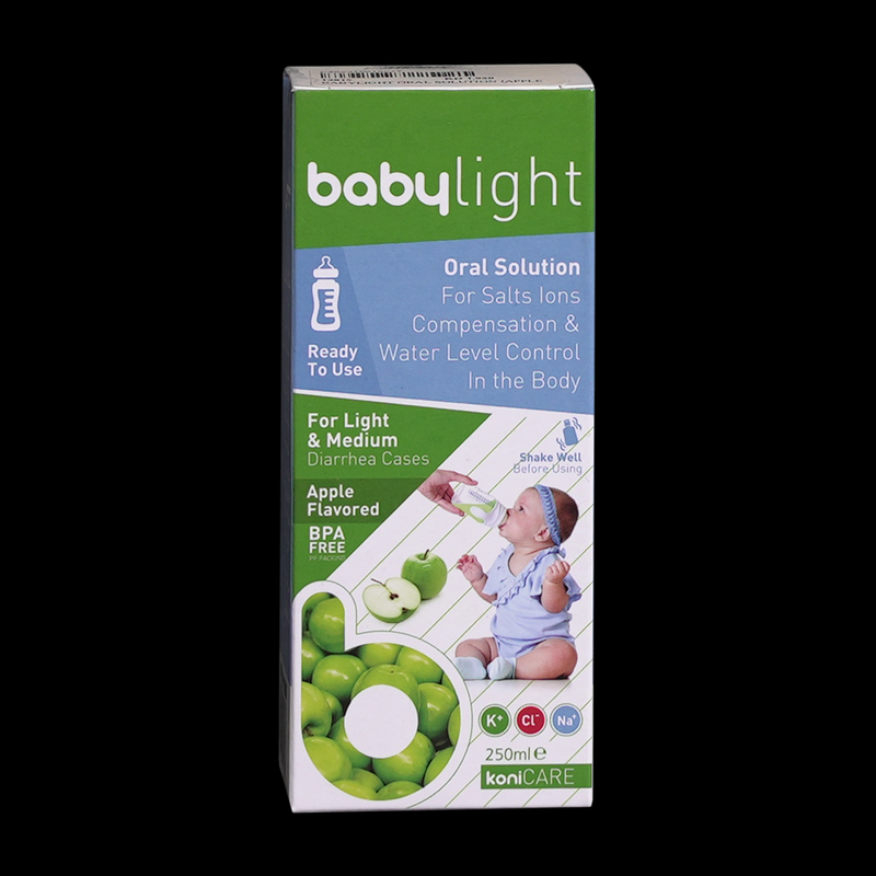 KONICARE BABYLIGHT ORAL SOLUTION APPLE 250ML