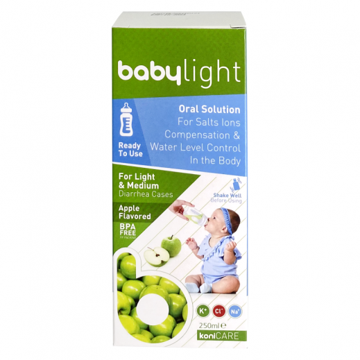 KONICARE BABYLIGHT ORAL SOLUTION APPLE 250ML