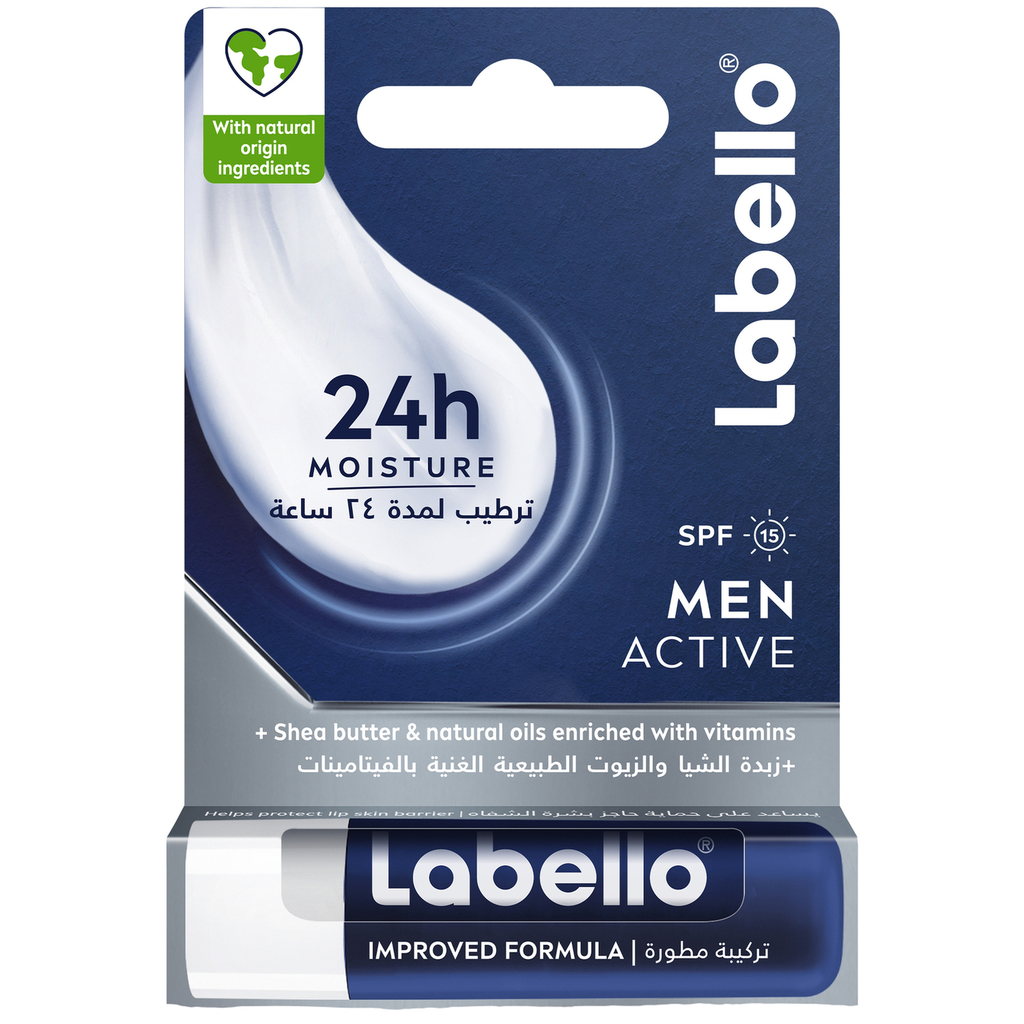 LABELLO FOR MEN ACTIVE SPF 15 LIP BALM 4.8 GM