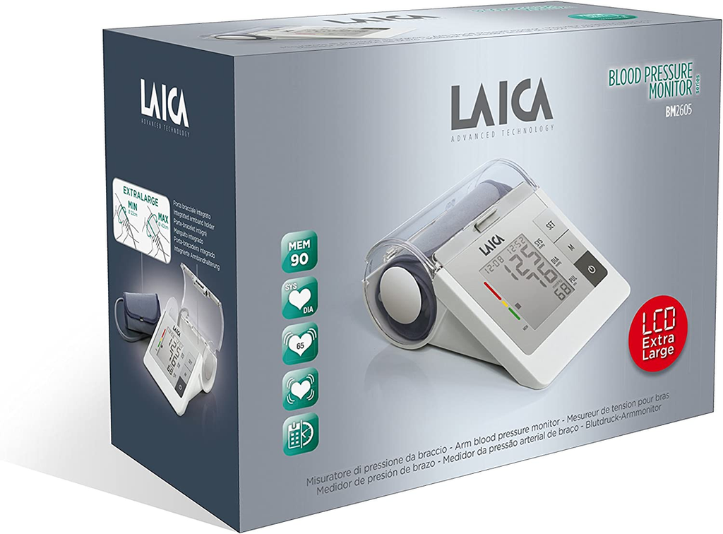 LAICA ARM BLOOD PRESSURE MONITOR BM2605