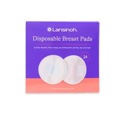 LANSINOH DISPOSABLE BREAST 24 PADS