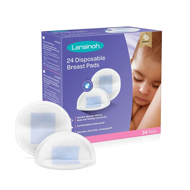 LANSINOH DISPOSABLE NURSING 24 PADS