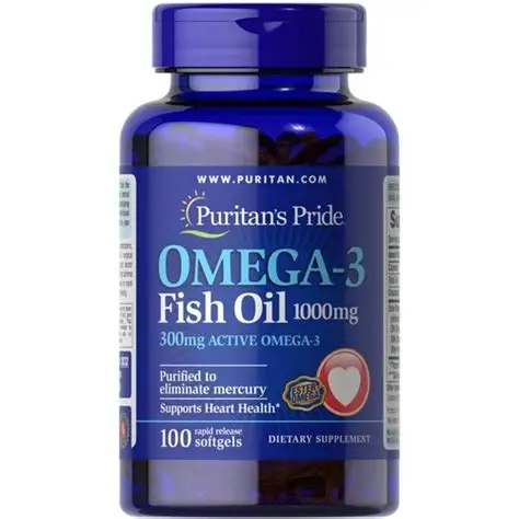 PURITAN'S PRIDE OMEGA-3 FISH OIL 1000MG 100SOFTGELS