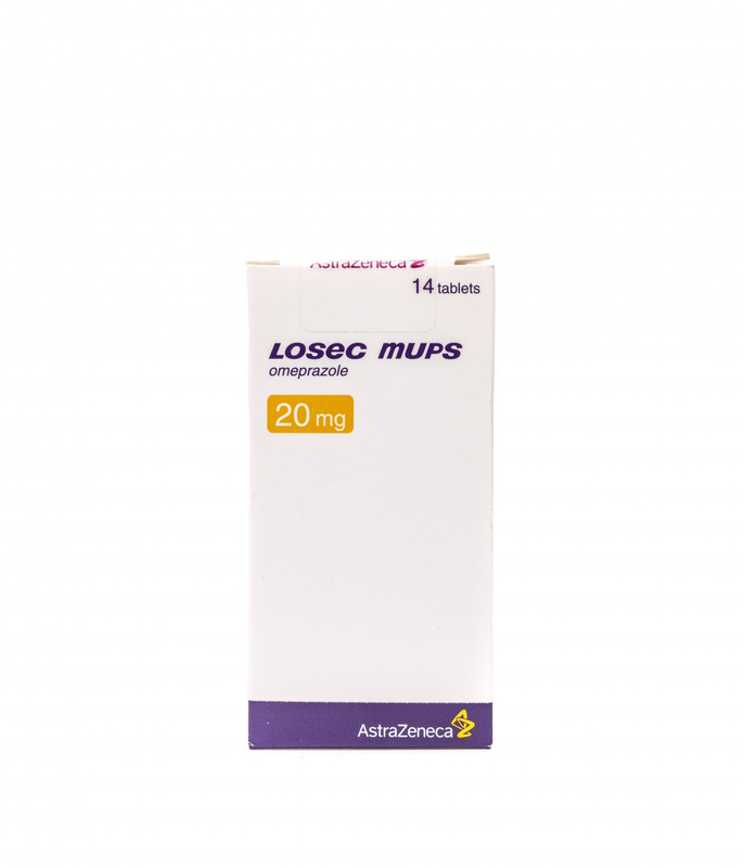 LOSEC MUPS 20 MG 14 TABLETS