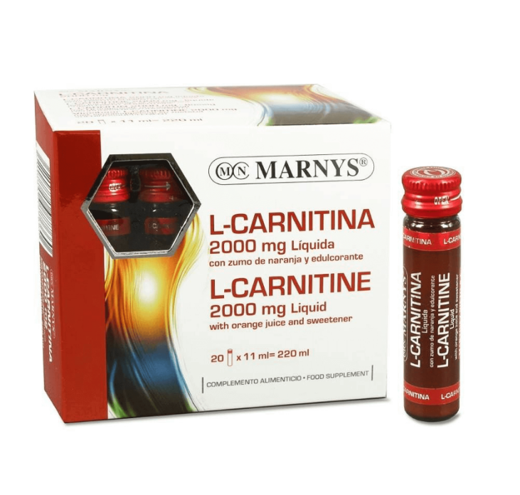 MARNYS L-CARNITINA 2000 MG 20 VIALS