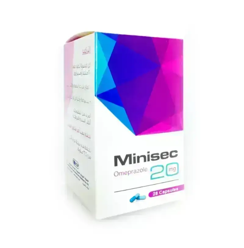 MINISEC 20 MG 28 CAPSULES