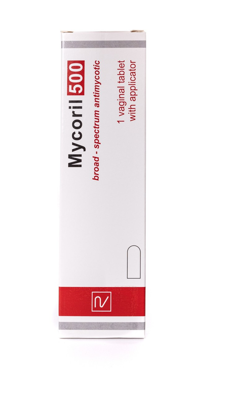 MYCORIL 500 MG 1 VAGINAL TABLET