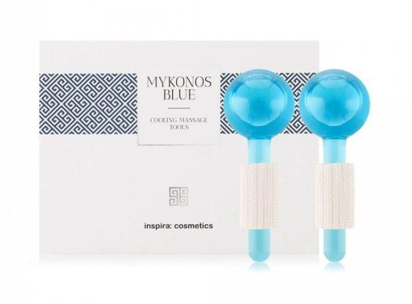[I137959] MYKONOS BLUE COOLING MASSAGE TOOLS